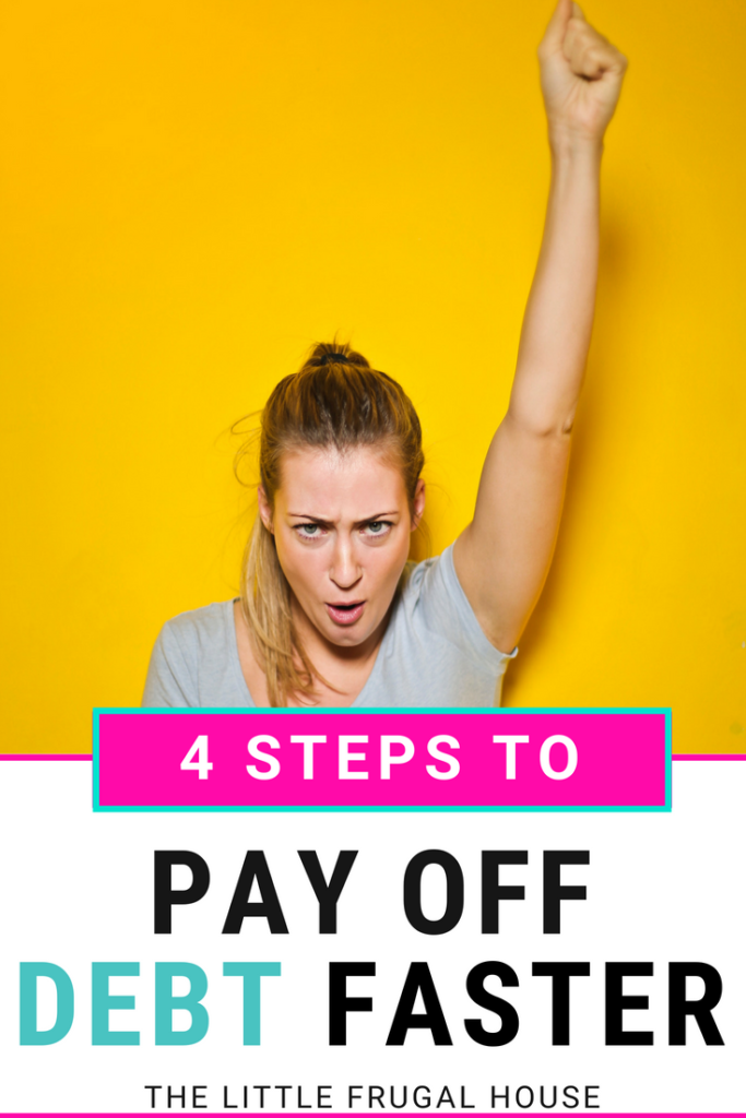 Just imagine the possibilities of a debt free life. What does that look like to you? Here's the 4 step system we are using to pay our debt off faster: