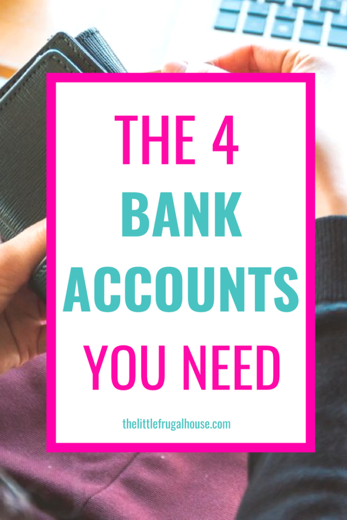 Having multiple bank accounts can help you save for the future and achieve your goals. We use 4 bank accounts and love this system!