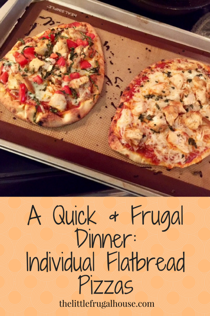 These individual flatbread pizzas are so easy to make! The ingredient list is small and very affordable AND you will have fun making them! Give it a try!