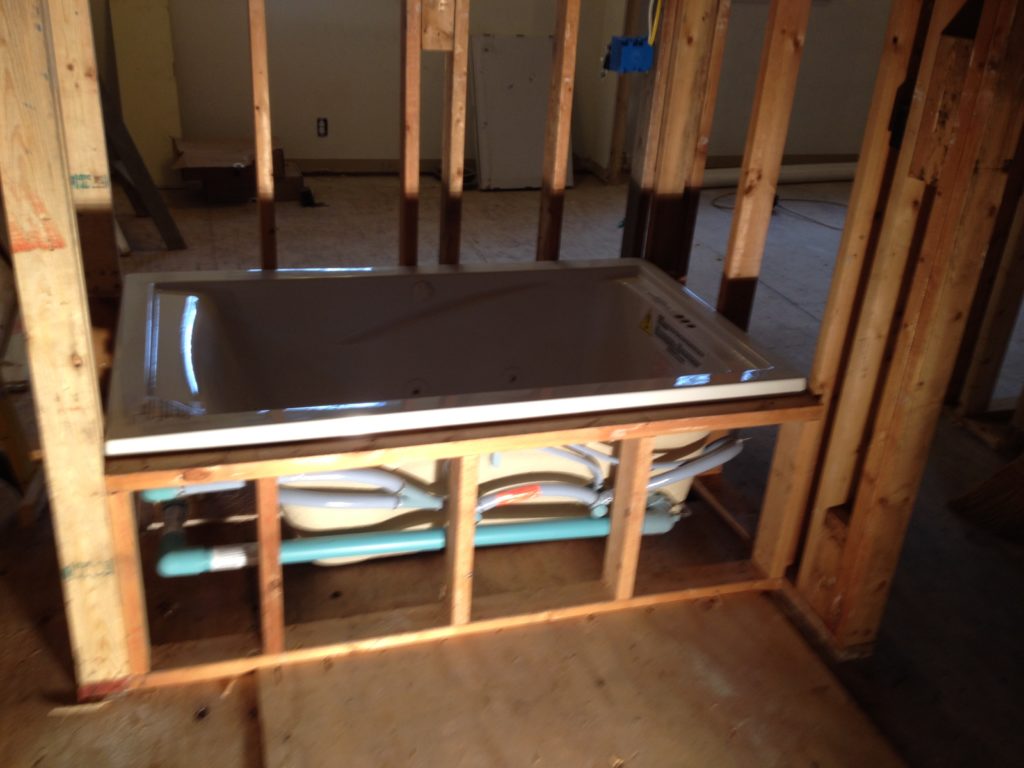 A full bathroom tear out and renovation, complete with tile shower, new vanity, and décor. Check out this bathroom renovation!