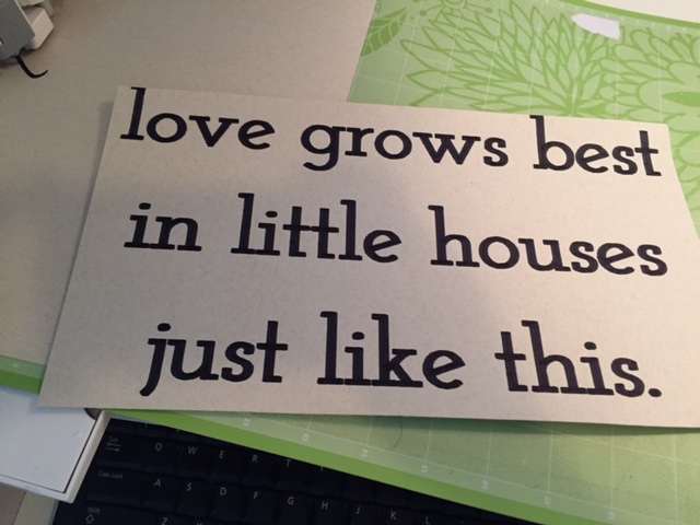 You only need a few, very frugal, materials and a little time, and you'll have some super cute wooden box quote signs of your own!