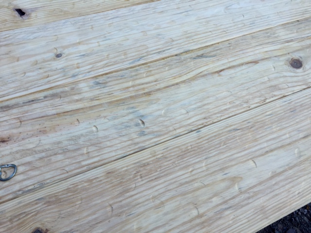 Build your own patio farmhouse table with this easy plan and only $65! I love the way our table turned out and can't wait to have friends over! Build your own patio farmhouse table with this easy plan and only $65! I love the way our table turned out and can't wait to have friends over!