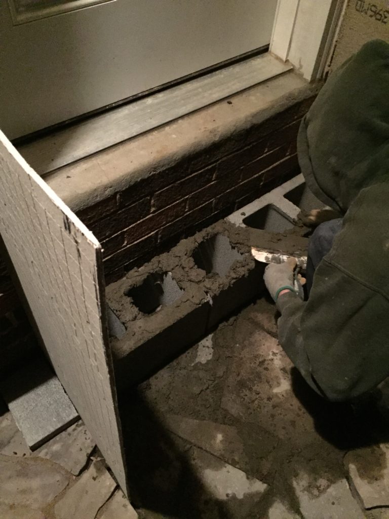 A DIY Patio Build on a budget. Check out how we built this patio on a limited budget and with limited supplies! A beautiful outdoor space! 