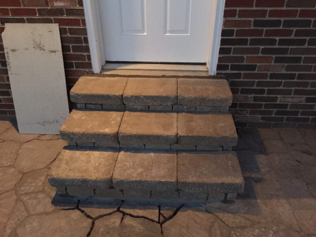 A DIY Patio Build on a budget. Check out how we built this patio on a limited budget and with limited supplies! A beautiful outdoor space! 