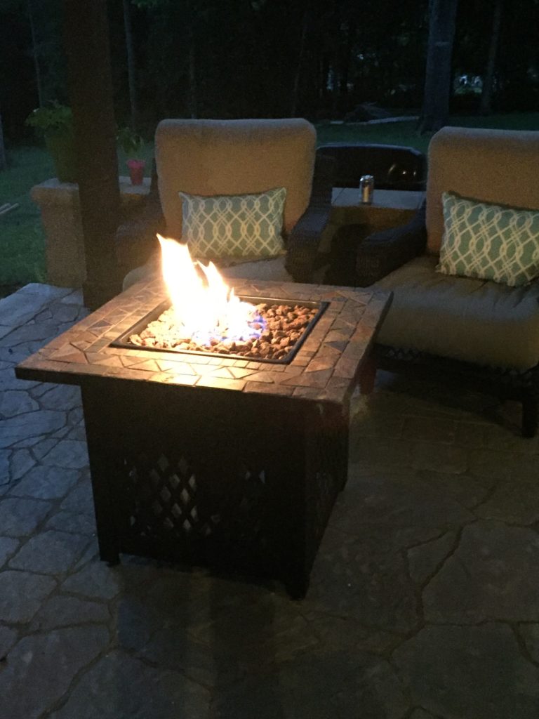 Decorate your outdoor space with frugal patio furniture and décor ideas from The Little Frugal House! DIY Furniture Builds, Yard Sale Finds, and More! 