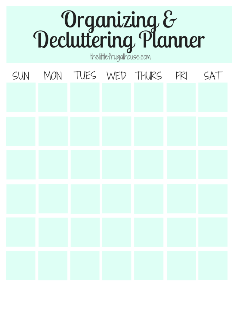Use the checklist to make sure you cover all areas of your home and the weekly or monthly planner to plan when you are going to tackle each area. Use the checklist to make sure you cover all areas of your home and the weekly or monthly planner to plan when you are going to tackle each area.