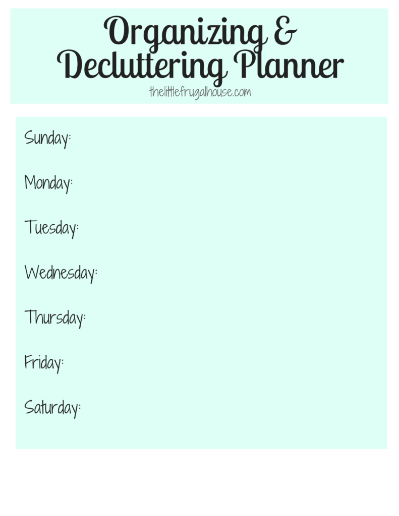 Use the checklist to make sure you cover all areas of your home and the weekly or monthly planner to plan when you are going to tackle each area. Use the checklist to make sure you cover all areas of your home and the weekly or monthly planner to plan when you are going to tackle each area.