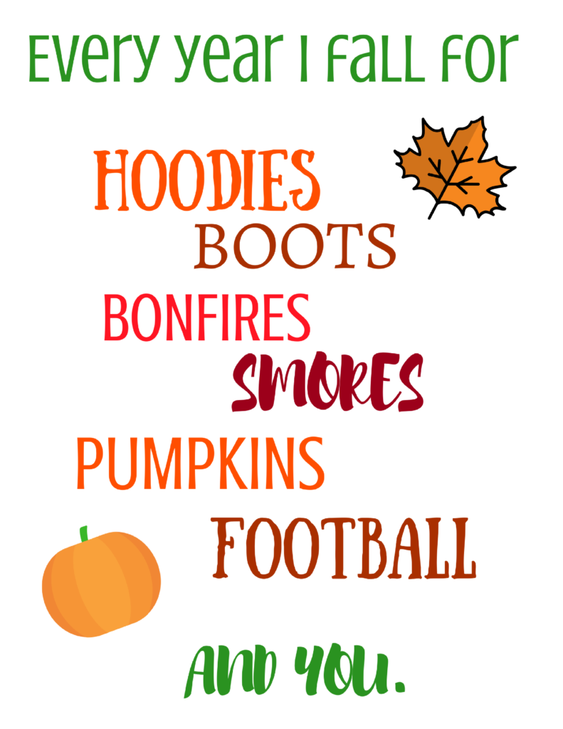 4 FREE fall printables to decorate for the fall season on a budget! Print 1 or all and decorate a mantle, a gallery wall, or simply frame one. Enjoy! 4 FREE fall printables to decorate for the fall season on a budget! Print 1 or all and decorate a mantle, a gallery wall, or simply frame one. Enjoy!