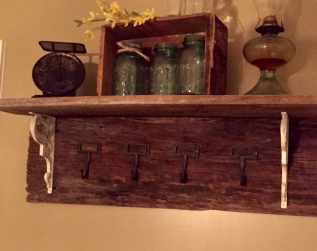 Make your own rustic coat rack! Supplies list and instructions for how to make a DIY barn wood coat rack! Perfect for the rustic farmhouse look! Make your own rustic coat rack! Supplies list and instructions for how to make a DIY barn wood coat rack! Perfect for the rustic farmhouse look!