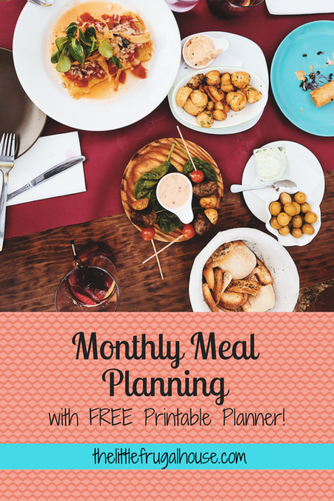 Save money, time, and spend more time with your family with a little planning ahead. Try monthly meal planning with this FREE planner printable!
