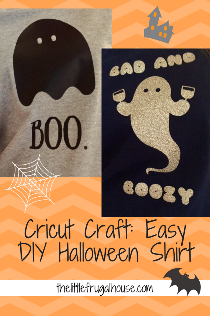 Trying to DIY and save this Halloween season? Check out this DIY Halloween Shirt and make your own personalized iron on tshirt!