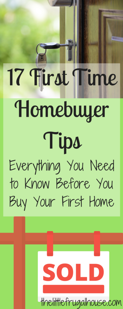 Everything you need to know before you buy your first home is included in these 17 first time home buyer tips! We've learned a lot in 4 years!