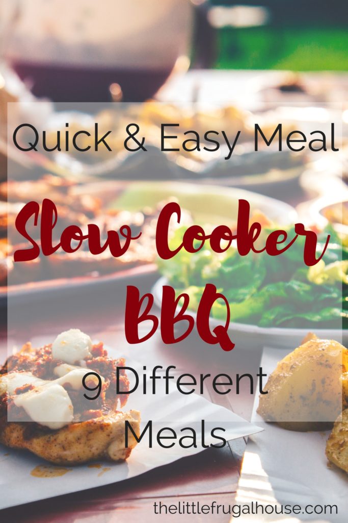 Do you need a quick and easy meal that turns into multiple meals? Crockpot BBQ is a perfect quick, easy, and frugal meal to serve your family!