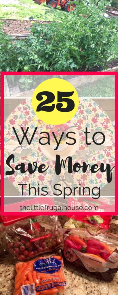 Warm weather brings a lot of to do's, fun activities, and a lot of possible budget busters. Use these 25 spring saving tips to stay in budget!