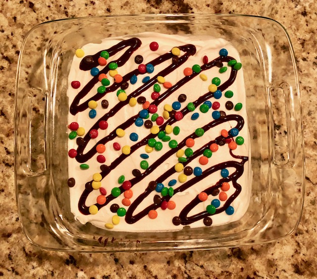 Layer your favorite flavors to create your own unique ice cream brownie dessert! Comes together quickly and perfect for a birthday dessert!