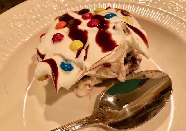 Layer your favorite flavors to create your own unique ice cream brownie dessert! Comes together quickly and perfect for a birthday dessert!