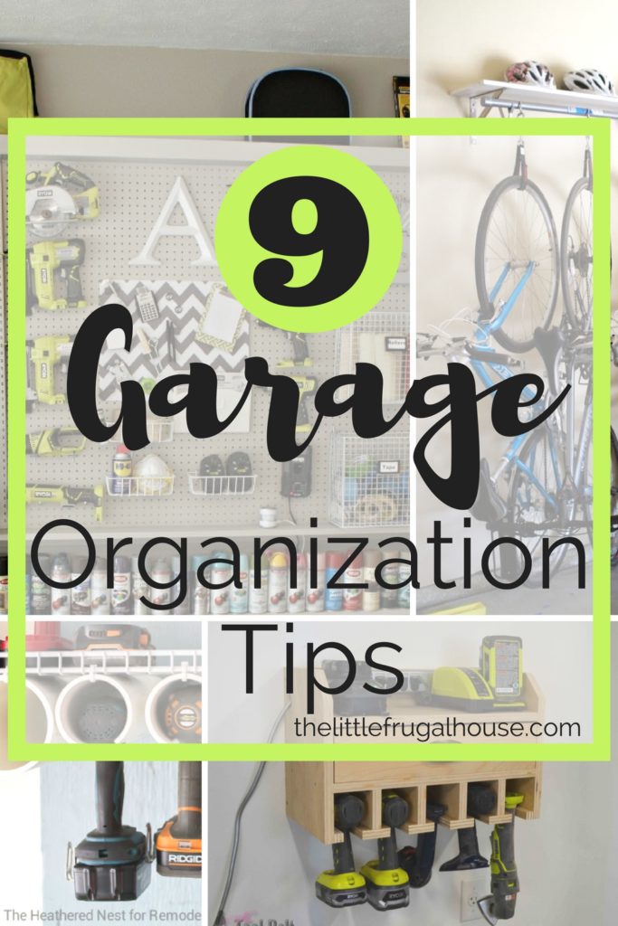 Do you struggle with organizing your garage? These top garage organization tips will help you finally get your garage organized. 