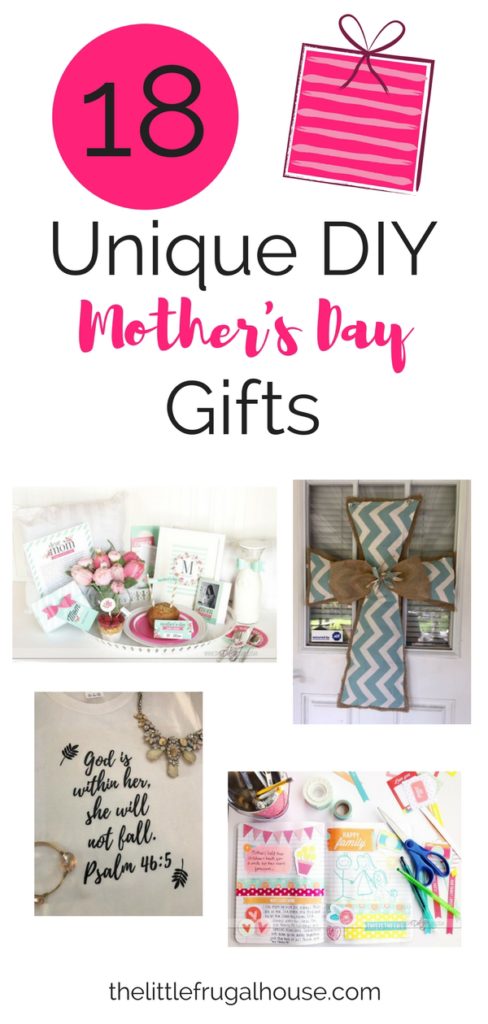 Show your Mom some love wih a handmade or semi handmade DIY Mother's Day gift this year! These 18 ideas are perfectly sweet and thoughtful gifts for Mom. 