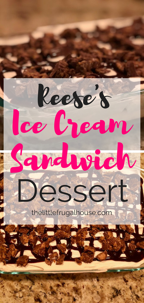 This is the easiest dessert ever! All you need are a few ingredients and about 10 minutes. This easy ice cream sandwich dessert is perfect for surprising your family or taking to a party. You'll love how little effort it takes and everyone else will just love it. Enjoy!