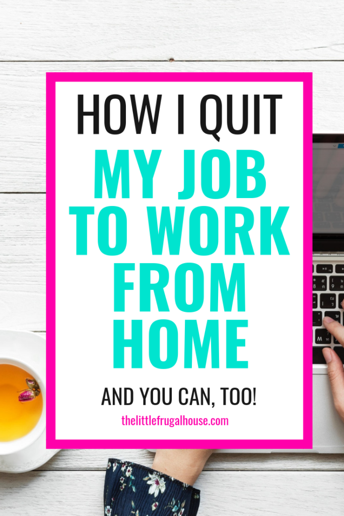 Do you have a big dream of working for yourself or working from home? I did and that dream just came true. I wanted to share my story of quitting my job to work from home to show you how we decided on this and what I'm going to be doing.