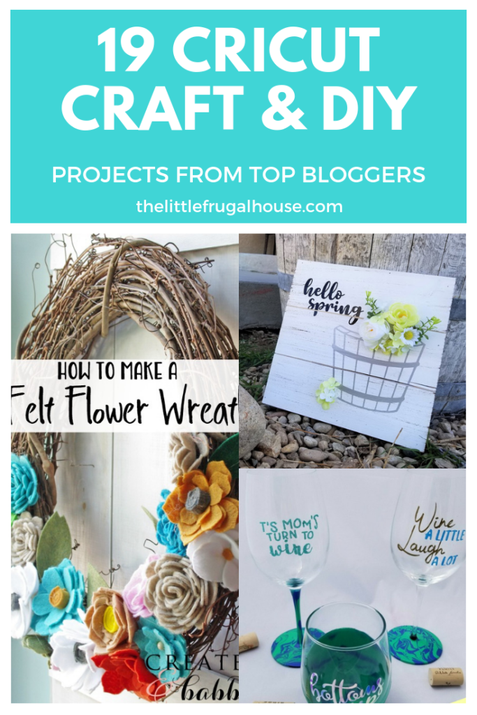 The best Cricut craft DIY projects from the best bloggers all in one post for you. Enjoy crafting and creating with these fun projects!