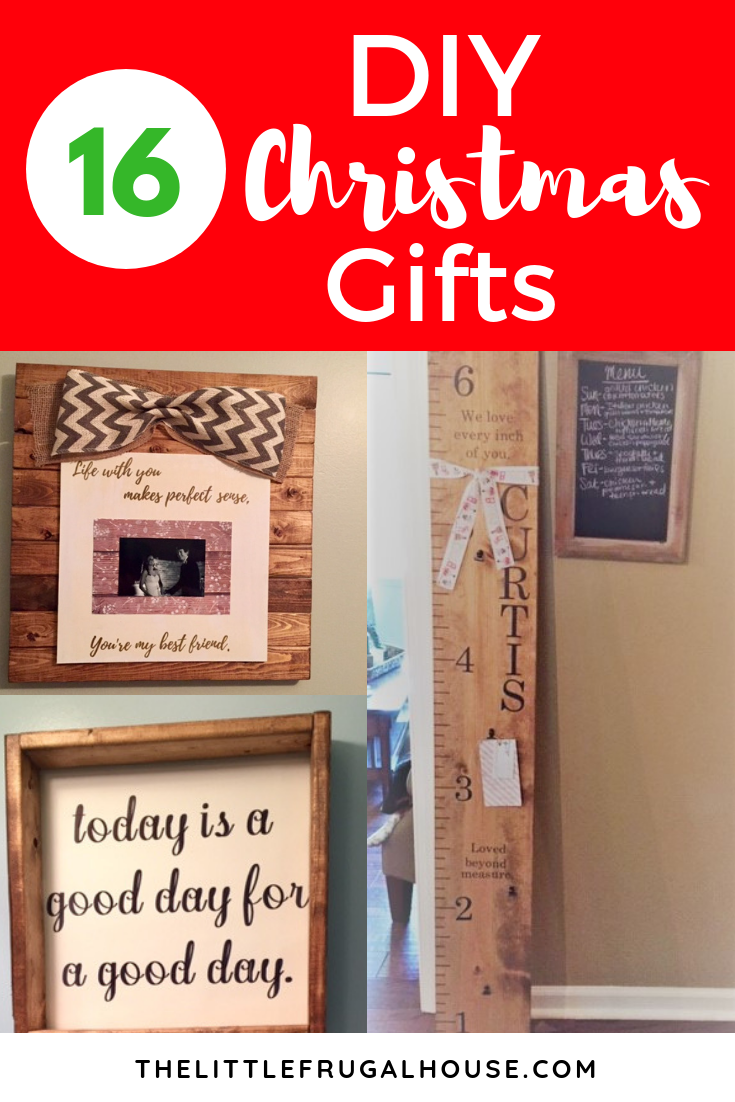 Christmas is the perfect time to give meaningful and handmade gifts. I love receiving and giving DIY Christmas gifts! The extra time and effort put into the gift makes it so special and unique.These are my favorite DIY Christmas gift ideas from projects on the blog. 