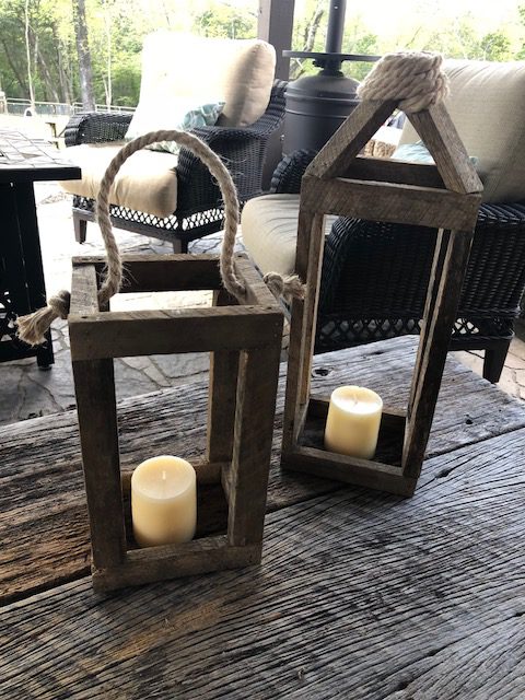 Make your own DIY rustic wood lantern with just a few supplies. These step by step instructions with detailed pictures will help you make your own. Decorate your lantern for Christmas, Fall, or anytime!