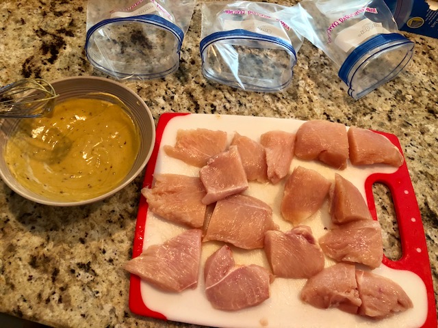 This freezer cooking for 2 plan will help you get ahead of dinnertime, and make meals in bulk to save you time and money. You will love having dinner ready every night with little effort. I'll show you how to make 21 meals for 2 in just 1 hour!