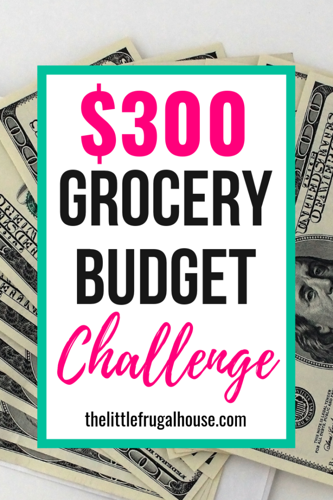 Ready to save money on groceries? Join me for a $300 grocery budget challenge. I'm ready to spend less at the grocery, save more, and get our grocery budget under control. 