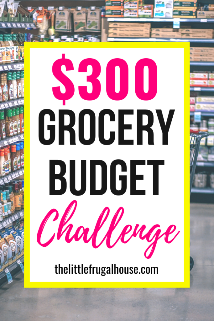 Ready to save money on groceries? Join me for a $300 grocery budget challenge. I'm ready to spend less at the grocery, save more, and get our grocery budget under control. 