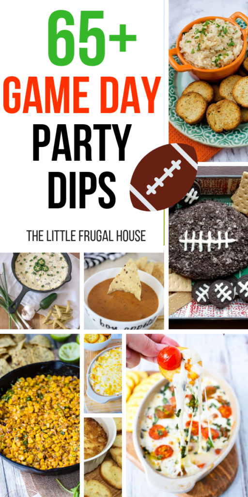Get ready for the big game and enjoy time with friends! These easy party dips for game day are perfect for your party or to take to a get together!