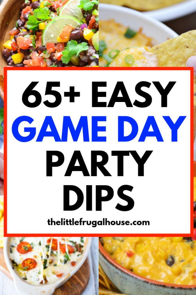 Get ready for the big game and enjoy time with friends! These easy party dips for game day are perfect for your party or to take to a get together!