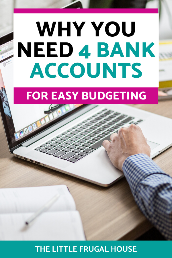 Having multiple bank accounts can help you save for the future and achieve your goals. We use 4 bank accounts and love this system!