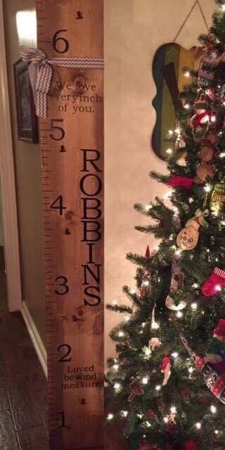 Try this DIY Baby Shower Gift that is truly unique, personal, and so thoughtful. Parents will love tracking their child's growth on their own ruler!