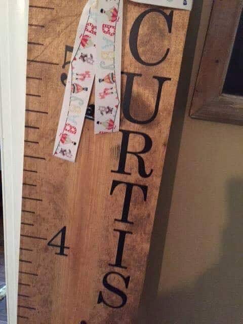 Try this DIY Baby Shower Gift that is truly unique, personal, and so thoughtful. Parents will love tracking their child's growth on their own ruler!