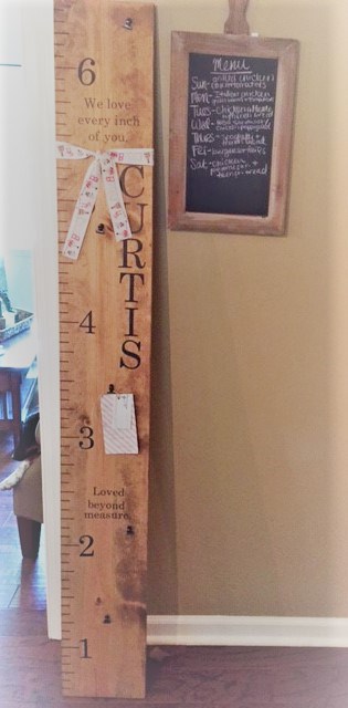 Try this DIY Baby Shower Gift that is truly unique, personal, and so thoughtful. Parents will love tracking their child's growth on their own ruler!