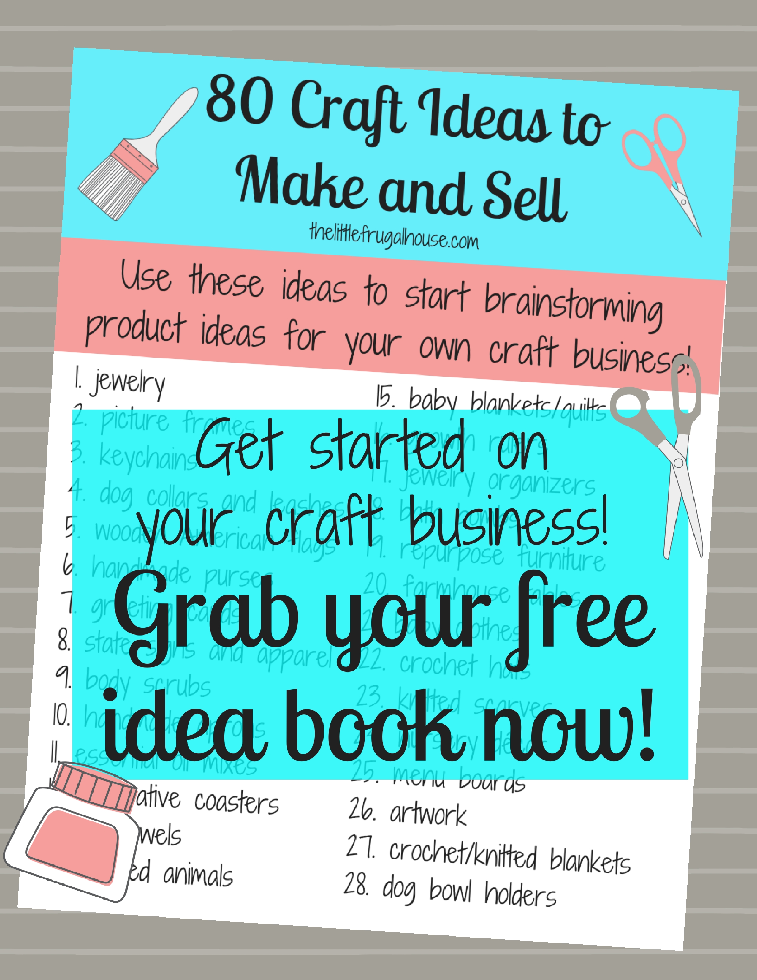 Grab your free idea book now! - The Little Frugal House