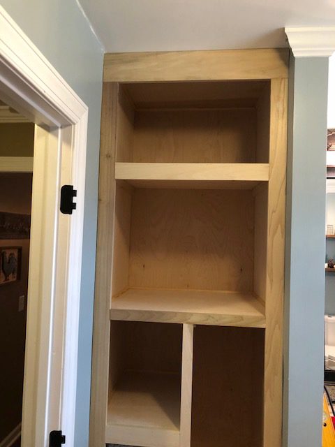 Bathroom Cabinet Build - An Awkard Space Turned Into Spacious Storage