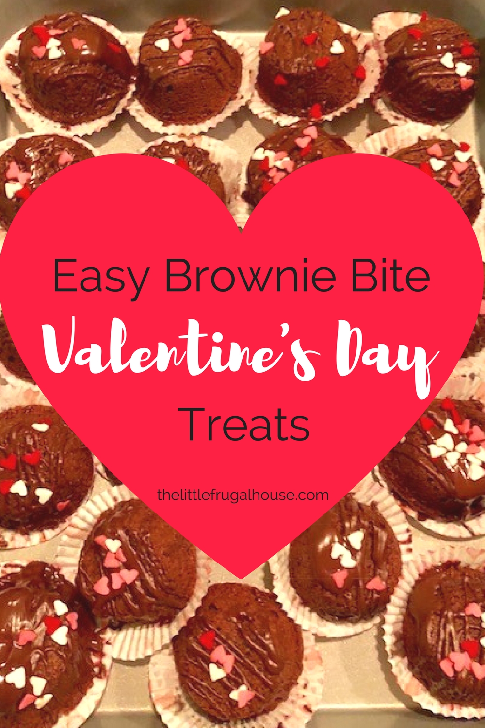 If you need a super cute and easy Valentine treat, these easy brownie bite Valentine's Day treats are just that! You can even buy store brownie bites!