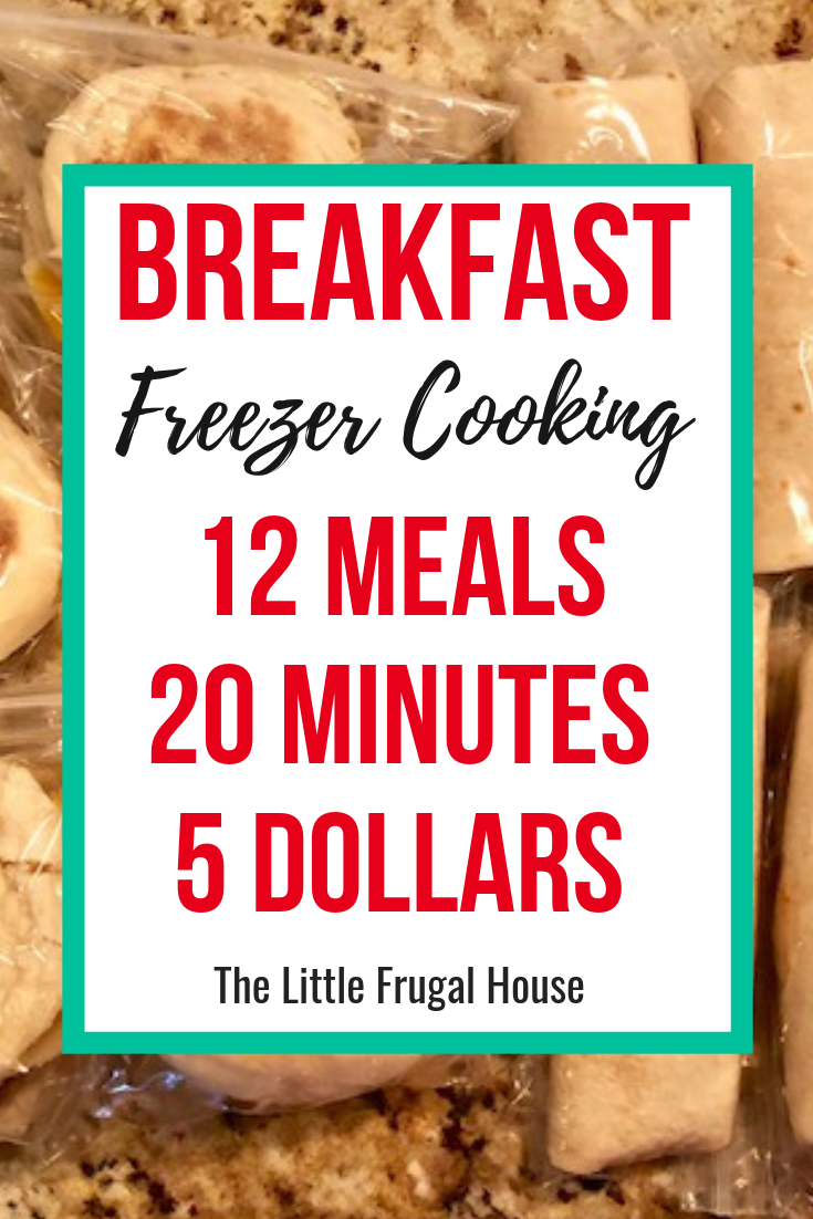 This breakfast freezer cooking plan is a life saver! Easy recipes and meal ideas to make your mornings easier and less stressful. Cheap breakfast ideas!