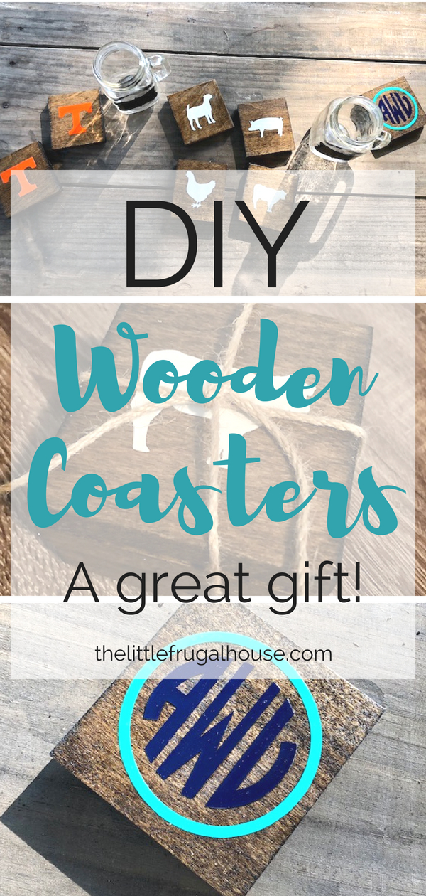 Make your own DIY wooden coasters for your own home décor or to give as gifts! These coasters can be made with few supplies and just a little time.