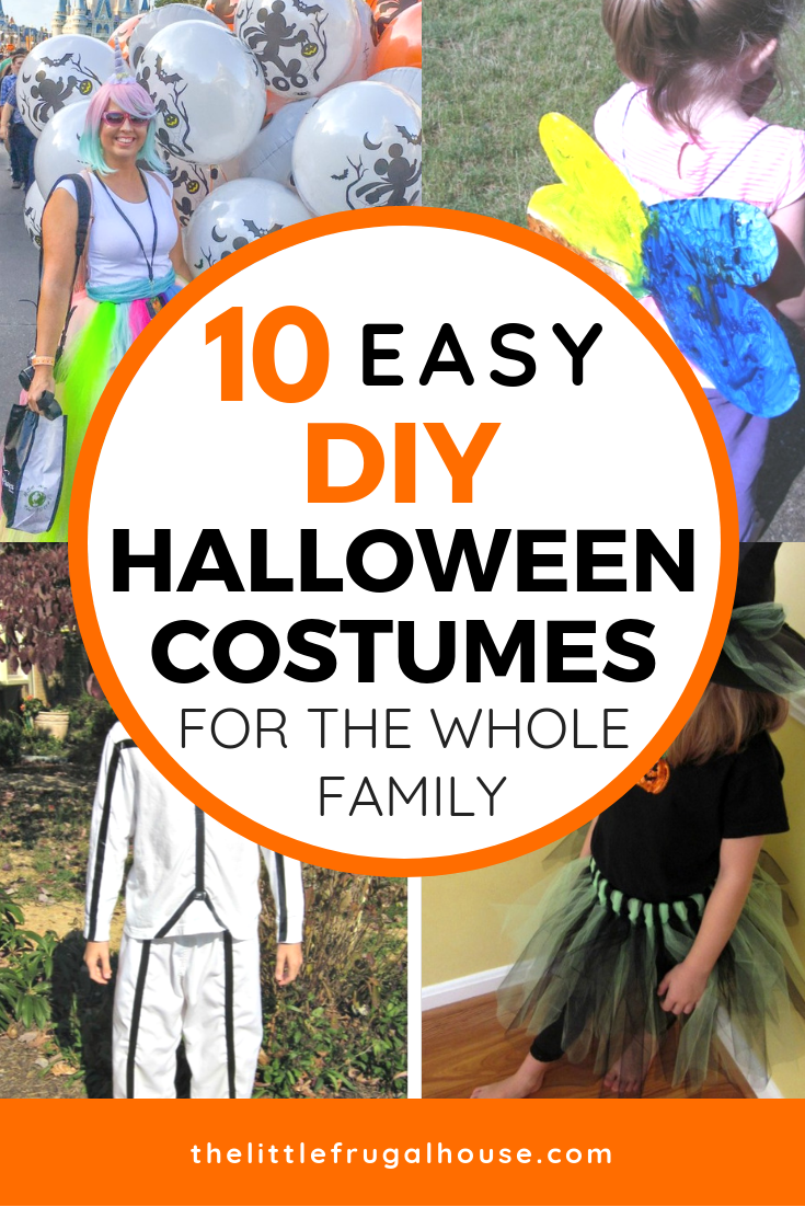 10 Easy DIY Halloween Costumes for the Whole Family - The Little Frugal ...