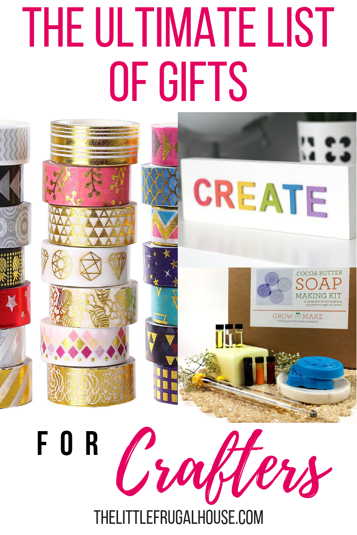 The best gifts for crafters for birthday, Christmas, Secret Santa, and fun gift ideas! Craft tools, supplies, and DIY gifts are perfect ideas for crafters!