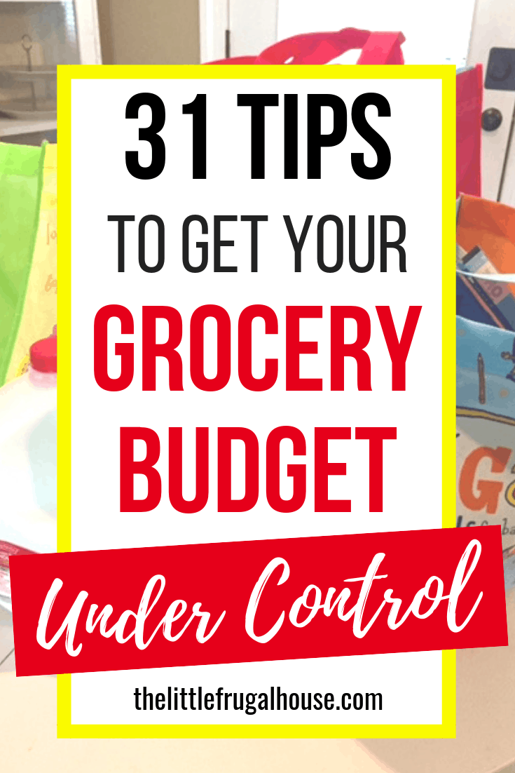 Learn how to save money on groceries with these 31 grocery saving tips that will help you stick to your grocery budget, spend less on food, and eat at home.