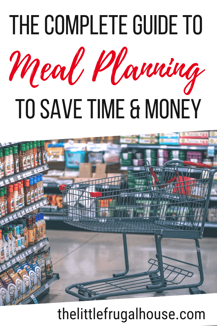 Learn how to meal plan the quick and easy way with this complete guide to meal planning. Learn how to quit wasting food, save more money, find more free time, and quit stressing about dinner. Get the free meal planner printable to get started!