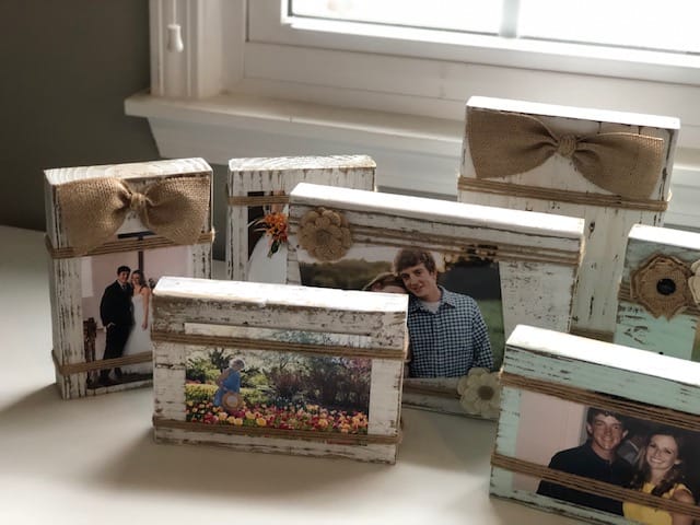 Looking for ideas to use scrap wood? This DIY scrap wood picture frames tutorial is the perfect cheap and easy craft project. You can make these to sell, give as gifts, or decorate your home.