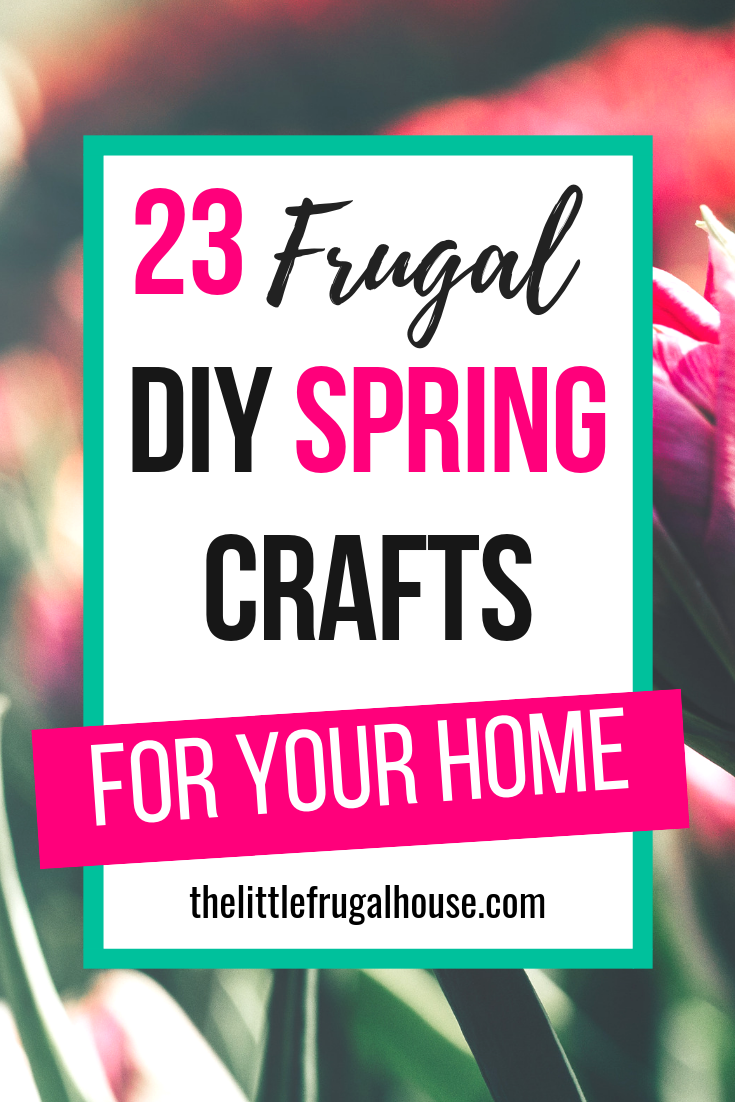 Check out these budget friendly DIY spring crafts to update your home, patio, porch, and more on a budget. Have fun getting your home ready for Spring!