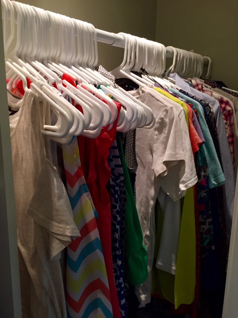 Learn how to organize your small closet with these 10 simple and easy tips! DIY your closet makeover with these ideas to organize your clothes, use shelves, shoe racks, and more. Small spaces can be challenging, but you can get your wardrobe organized easily with these 10 tips.