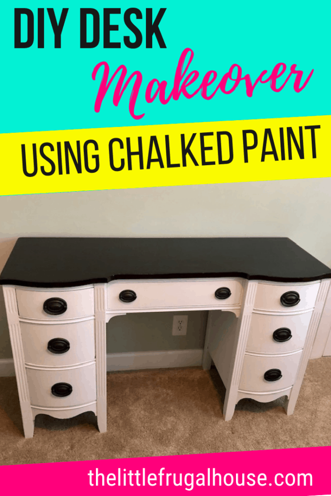 Diy Desk Makeover How To Paint A, Wooden Desk Painting Ideas