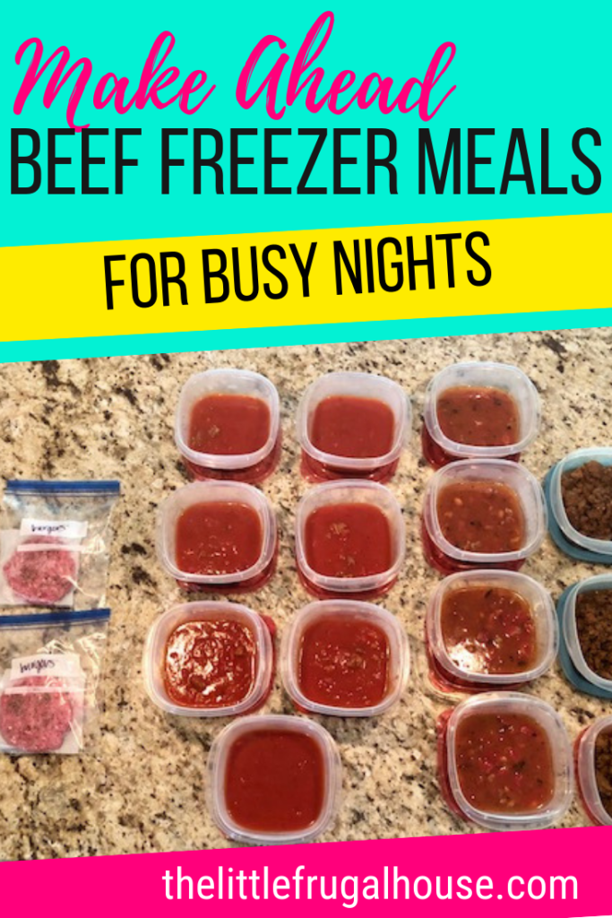 These easy make ahead beef freezer meals are perfect for busy nights when you don't want to cook. Save time and money with these frozen ground beef meals.